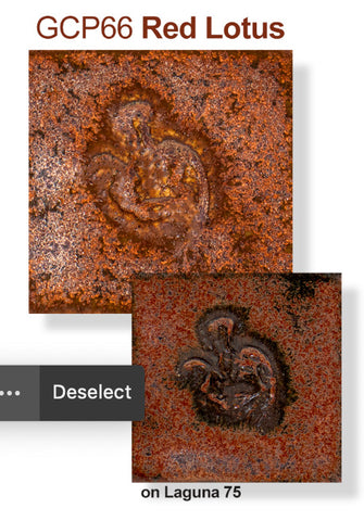 Clayscapes Pottery Signature Line Glaze - Red Lotus