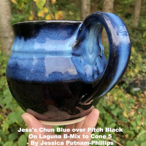 Clayscapes  Pottery Signature Line Glaze - Jess's Chun Blue