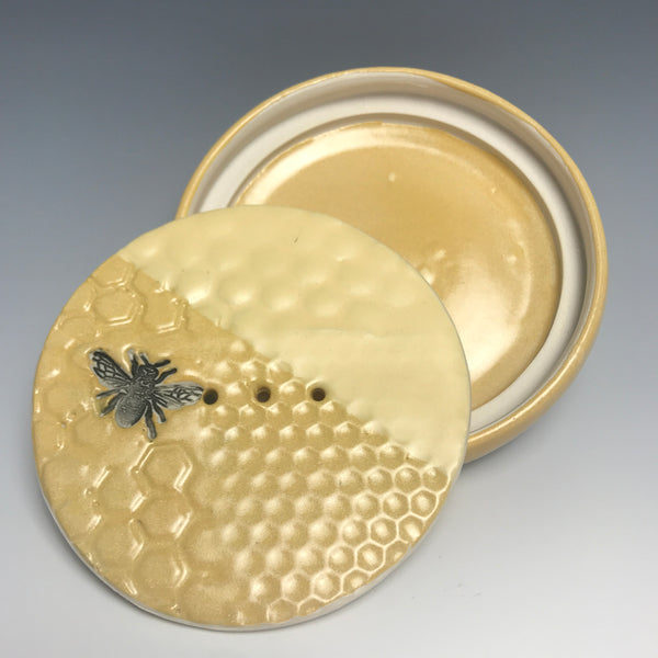 Bee Happy and Kind Soap Dish