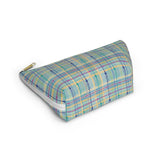 Accessory Pouch w T-bottom - Pattern by Amy Lee "Garden Tartan"