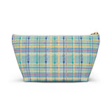 Accessory Pouch w T-bottom - Pattern by Amy Lee "Garden Tartan"