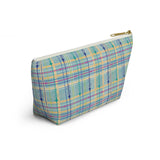 Accessory Pouch w T-bottom - Pattern by Amy Lee "Garden Tartan"