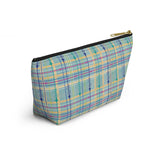 Accessory Pouch w T-bottom - Pattern by Amy Lee "Garden Tartan"