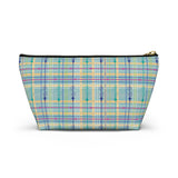 Accessory Pouch w T-bottom - Pattern by Amy Lee "Garden Tartan"