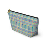 Accessory Pouch w T-bottom - Pattern by Amy Lee "Garden Tartan"