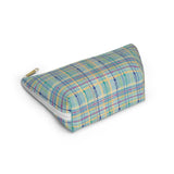 Accessory Pouch w T-bottom - Pattern by Amy Lee "Garden Tartan"