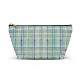 Accessory Pouch w T-bottom - Pattern by Amy Lee "Garden Tartan"