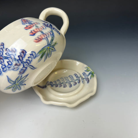 Lupine Cup and Saucer Set