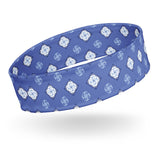 Sports Style Headband with Humpback Whale Foulard Print by Amy Lee