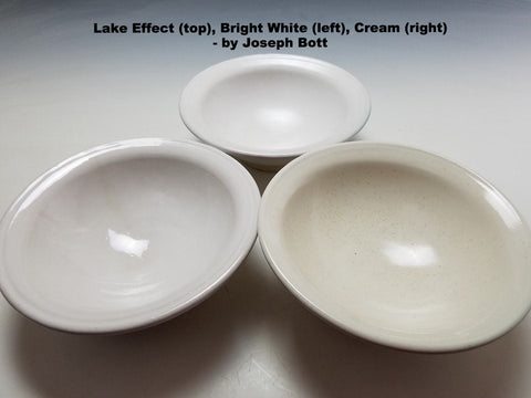 Clayscapes  Pottery Signature Line Glaze - Bright White