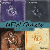 Clayscapes Pottery Signature Line Glaze - Charcoal
